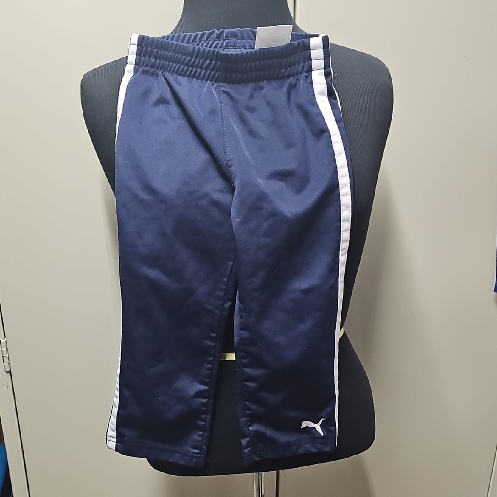 Puma Blue Athletic Pants with White Accents (T1.2)
